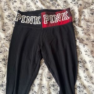Pink Half Checkered Leggings